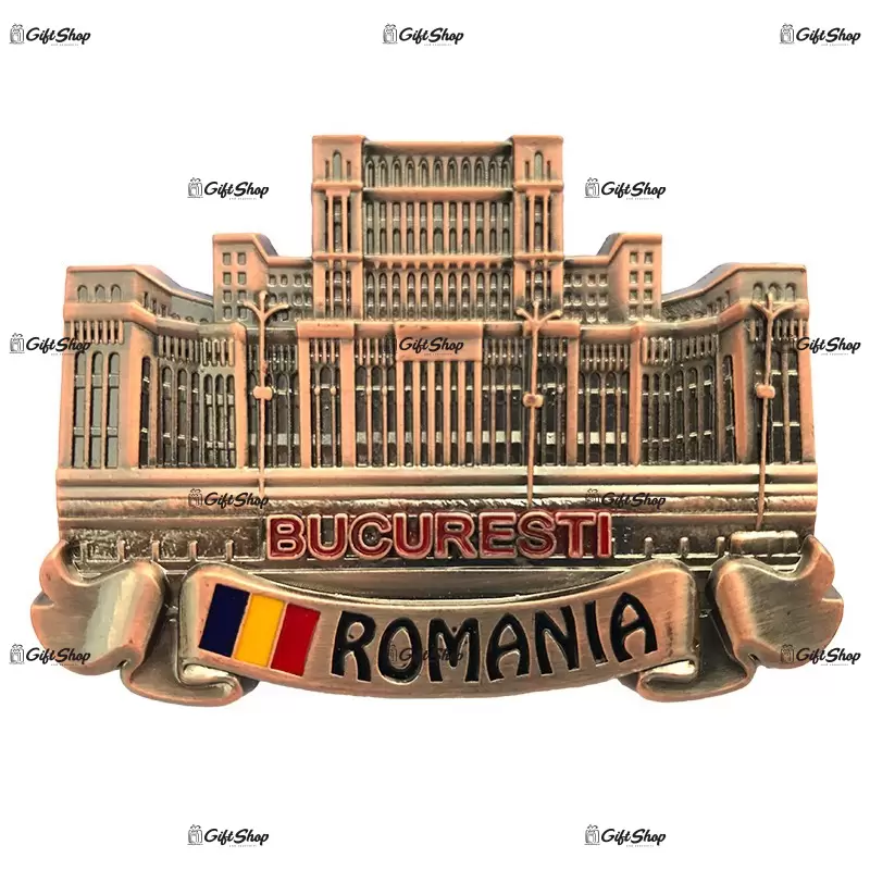 Palatul parlamentului, magnet din metal , mode l2